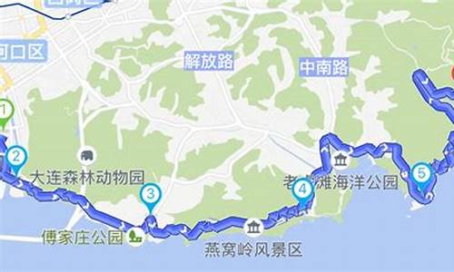 大连市内到开发区有多少公里_大连到开发区骑行路线