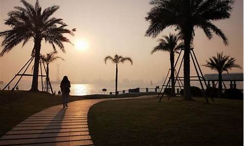 厦门海湾公园夜景,厦门海湾公园夜景灯光秀时间表